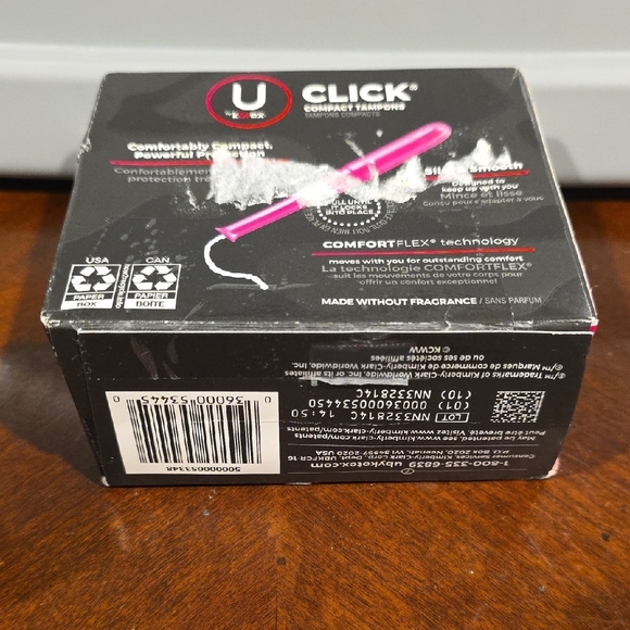 (J33) Click Compact Tampons - Regular and Super - 30 Count/16 Count Regular - Picture 7 of 7